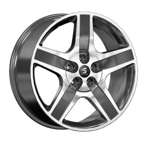 Легковой диск КиК 8, 5 / 20 5*108 Diamond gloss graphite