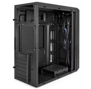 Exegate EX287371RUS Корпус Miditower ExeGate XP-332UC  (ATX,  без БП,  2*USB3.0+1*TypeC,  аудио,  черный)