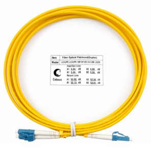 Cabeus FOP (d)-9-LC-LC-3m Шнур оптический duplex LC-LC 9 / 125 sm 3м LSZH