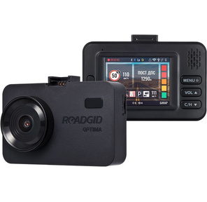 Видеорегистратор с радар-детектором Roadgid Optima GT черный