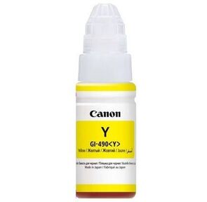 Картридж CANON GI-490 Y (yellow)  (PIXMA G1400 / G2400 / G3400)