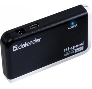Разветвитель USB QUADRO INFIX USB2.0,  4 порта DEFENDER