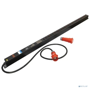 Блок распределения питания Powercom PDU-32AVMS24-18C3-6C9-3P 18*C13+6*C19,  32A,  3 ph  (1918837)