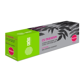 Тонер Картридж Cactus CS-TK8305M пурпурный для Kyocera Mita 3050 / 3051 / 3550 / 3551  (15000стр.)