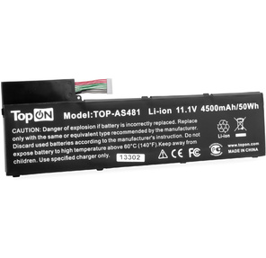 Батарея для ноутбука TopON TOP-AS481 11.1V 4500mAh литиево-ионная  (103182)