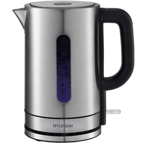 Чайник электрический Hyundai HYK-S2506 1.7л. 2200Вт серебристый  (корпус: металл)