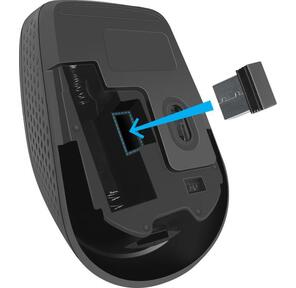 Мышка USB OPTICAL WRL MB-055 BLACK 52055 TIANA DEFENDER