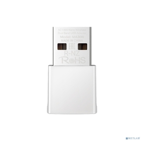 Mercusys MA30N Сверхкомпактный двухдиапазонный USB-адаптер Wi-Fi AC1300