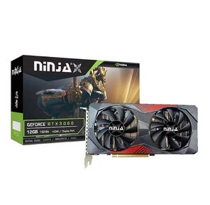 Видеокарта Ninja  (Sinotex) RTX3060 12GB GDDR6 192bit 3xDP HDMI 2FAN RTL