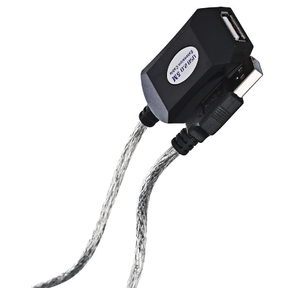 Кабель-адаптер USB2.0-repeater,  удлинительный активный <Am-->Af> 5м Aopen / Qust <ACU823-5M>