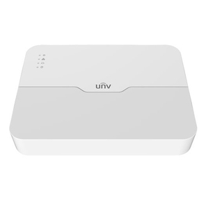 Uniview NVR301-08LS3-P8-RU Видеорегистратор IP 8-ми канальный 4K с 8 PoE портами; Входящий поток на запись до 64Мбит / с; Поддерживаемые форматы сжатия:  Ultra 265 / H.265 / H.264; Запись: разрешение до 4K;