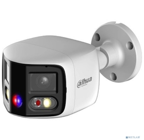 DAHUA DH-IPC-PFW3849SP-A180-E2-AS-PV-0280B Уличная цилиндрическая IP-видеокамера с ИИ и активным сдерживанием 2x 4Мп,  1 / 2.7” CMOS,  моторизованный объектив 2.8мм,  видеоаналитика,  ИК 25м,  LED 25м