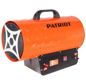 Калорифер газовый PATRIOT GS 30 [633445022] {Мощн. 30 кВт;Эл.двиг.: 70 Вт - 220 Вольт;  Тип газа: пропан / бутан; Расход: 1.98 кг / час; Вес: 6.8 кг; Редуктор и шланг в комплекте}