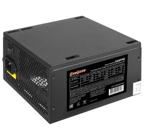 Exegate EX260647RUS Блок питания 800W Exegate 800PPE,  ATX,  black,  APFC,  12cm,  24p+ (4+4)p,  PCI-E,  3*IDE,  5*SATA,  FDD