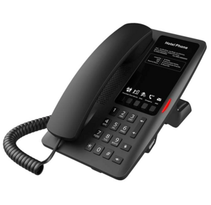 FanvilWIFI Hotel Phone 2 SIP Lines 1 USB Port for phone charging 5 Soft keys programmable service hotline 2.4GHz&5GHz, Wi-Fi 6 PoE HD Voice    PSU