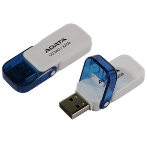 Флеш накопитель 32GB A-DATA UV240,  USB 2.0,  Белый