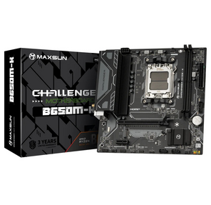 Материнская плата MAXSUN MS-Challenger B650M-K WIFI,  AM5,  B650,  2*DDR5,  2*SATA3,  M.2,  USB 3.2,  USB 2.0,  2*PCIEx16,  HDMI,  mATX