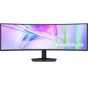 Samsung 49" ViewFinity S9 S49C950UAI Curved  (VA 32:9 5120x1440x120Hz 5ms 350cd 3000:1 178 / 178 1, 07 млрд DP;HDMIx2; USB-C  (90 Вт) USB3.0x3 Spk 2x5W HAS Tilt Swiv VESA Black