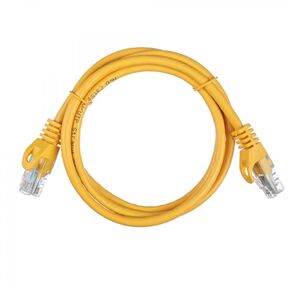 Патч-корд ACD-LPU5E-10Y [ACD-LPU5E-10Y] Cat5e UTP 24AWG 4Pair,  7 / 0.18мм CCA Желтый, 1.0м,   (741425)