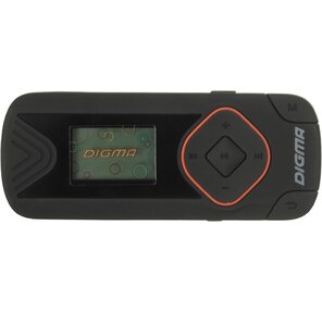 Плеер Flash Digma R3 8Gb черный / 0.8" / FM / microSD / clip