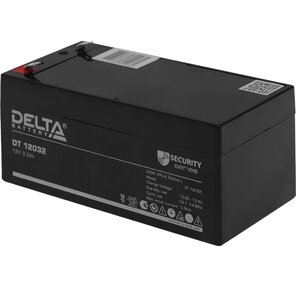 Delta DT 12032  (3.2 А\ч,  12В) свинцово- кислотный аккумулятор