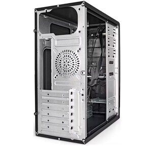 Exegate EX261447RUS Корпус Miditower CP-601 Black,  ATX,  <без БП>,  2*USB,  Audio