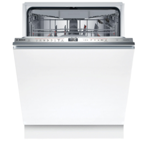 Serie 6,  Встраиваемая посудомоечная машина 60см.,  SilencePlus; Класс A-A-A; загрузка на 14 комплектов посуды,  сенсорное управление,  8 программ,  59.8x55x81.5-87.5 см, сушка: с открыванием дверцы / с теплообменником,  индикация на полу: проекция дисплея
