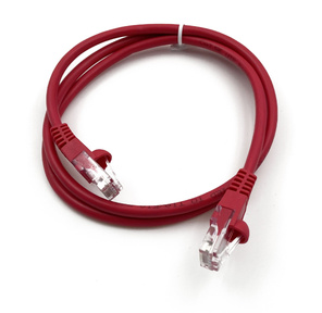 Патч-корд Buro UTP 4 пары cat5E CCA molded 1м красный RJ-45  (m)-RJ-45  (m)