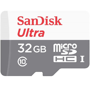 Флеш карта microSD 32GB SanDisk microSDHC Class 10 Ultra  (SD адаптер) UHS-I 100MB / s