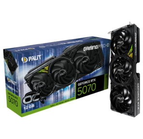 Видеокарта Palit RTX5070 GAMINGPRO OC 12GB GDDR7 192bit 3xDP HDMI 3FAN RTL