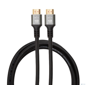 Bion Кабель HDMI v2.1,  19M / 19M,  3D,  8K UHD,  экран,  2 м,  черный [BXP-HDMIV21-2M]