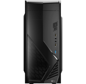 Корпус Aerocool CS-1102 черный ATX 1x80mm 2xUSB2.0 1xUSB3.0 audio