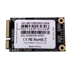 Твердотельный накопитель SSD AMD Radeon 256GB Client SSD mSATA 3D NAND Retail R5MS256G5