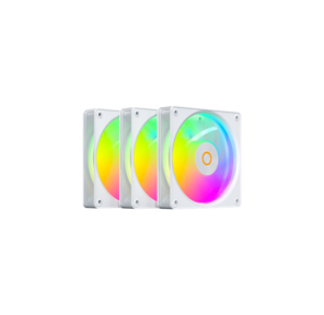 Вентилятор для корпуса Ocypus Gamma F12 Elite WH ARGB 3 IN 1,  120x120x25mm,  4-PIN PWM,  600-1800 RPM,  26 DBA MAX,  HYDRO BEARING