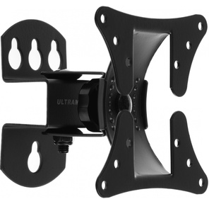 Кронштейн для телевизора Ultramounts UM 857 черный 12"-27" макс.30кг настенный поворот и наклон