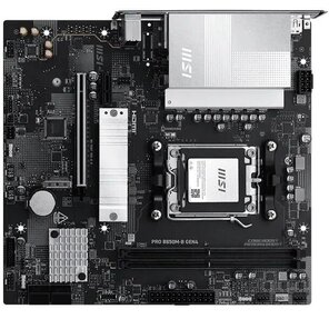MSI PRO B850M-B GEN4 B850,  AM5,  2xDDR5,  1xPCIEx16,  1xPCIEx1,  2xM.2,  1xTypeC,  4xUSB3.2Gen1,  6xUSB2.0,  4xSATA3.0,  2.5G,  DP,  HDMI,  M-ATX,  RTL