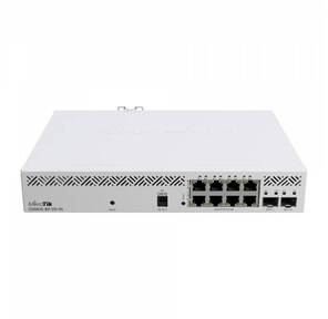 Mikrotik CSS610-8P-2S+IN PoE-коммутатор,  8х 1G RJ45,  2х SFP+,  раздача PoE 140 Вт,  SwitchOS Lite