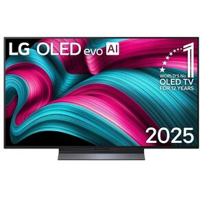 Телевизор OLED LG 48" OLED48C5RLA.ARUG черный / серебристый 4K Ultra HD 120Hz DVB-T DVB-T2 DVB-C DVB-S2 USB WiFi Smart TV