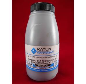 Тонер SAMSUNG CLP 320 / 325 / 360 / 365,  CLX 3170 / 3305,  Xerox 6110 black,  химический  (фл.90г.) Katun фас. России