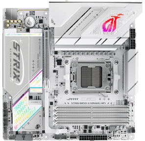 Материнская плата ASUS ROG STRIX B850-G GAMING WIFI,  AM5,  B850,  4*DDR5,  2*SATA,  4*M.2,  6*USB 3.2,  2*USB 2.0,  Type-C,  2*PCIx16,  DP+HDMI,  ATX; 90MB1M30-M0EAY0