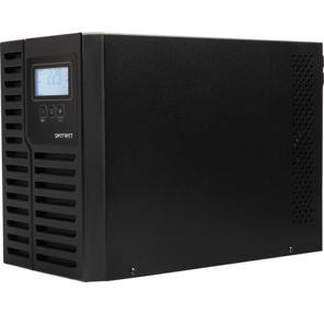 Источник бесперебойного питания SMARTWATT ИБП Онлайн,  мощность 1000 / 900 ВА / Вт,  напольный,  LCD дисплей,  управляемые розетки,  Shuko CEE7 / 4 - 1 шт. ,  IEC13 - 4 шт.,  встроенные АКБ