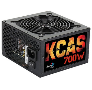 Aerocool KCAS PLUS 700W ATX12V Ver.2.4,  80+ Bronze,  fan 12cm,  550mm cable,  20+4P,  4+4P,  PCIe 6+2P x4,  PATA x4,  SATA x7 Retail