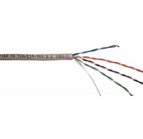 Кабель информационный Lanmaster TWT-5EUTP2-LSZH кат.5е U / UTP не экранированный 2X2X24AWG LSZH внутренний 305м белый