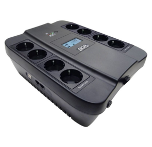 Powercom Spider SPD-750U,  Line-Interactive,  LCD,  AVR,  750VA / 450W,  Schuko,  black