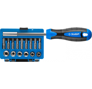 Набор отверточный Зубр 25216 16 предметов  (жесткий кейс)