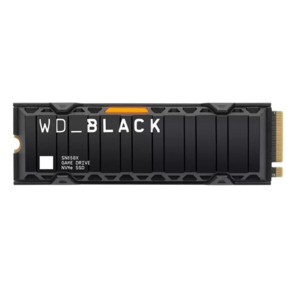 WD SSD Black SN850X,  1.0TB,  M.2 (22x80mm),  NVMe,  PCIe 4.0 x4,  3D TLC,  R / W 7300 / 6300MB / s,  IOPs 800 000 / 1 100 000,  TBW 600,  DWPD 0.3,  with Heat Spreader  (12 мес.)