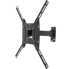 Kromax OPTIMA-403 black {Кронштейн для LED / LCD телевизоров 15"-55",  max 25 кг,  настенный,  3 ст свободы,  наклон +5°-12°,  поворот ±90°,  от стены 68.5-225 мм,  max VESA 400x400 мм}