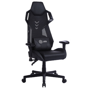 Кресло игровое Cactus CS-CHR-090BL черный эко.кожа / сетка крестов. нейлон