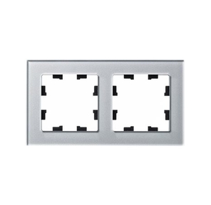 Schneider-electric ATN320302 Рамка 2-постовая ATLASDESIGN NATURE,  СТЕКЛО АЛЮМИНИЙ