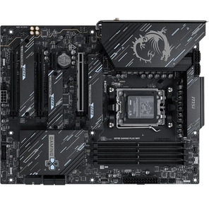 Материнская плата MSI X870E GAMING PLUS WIFI X870E,  AM5,  4*DDR5,  3*PCIEx16,  1*PCIEx1,  3*M.2,  2*TypeC,  2*USB3.2Gen2,  6*USB3.2Gen1,  10*USB2.0,  4*SATA3.0,  5G,  1*Type-C (DP),  HDMI,  ATX,  RTL